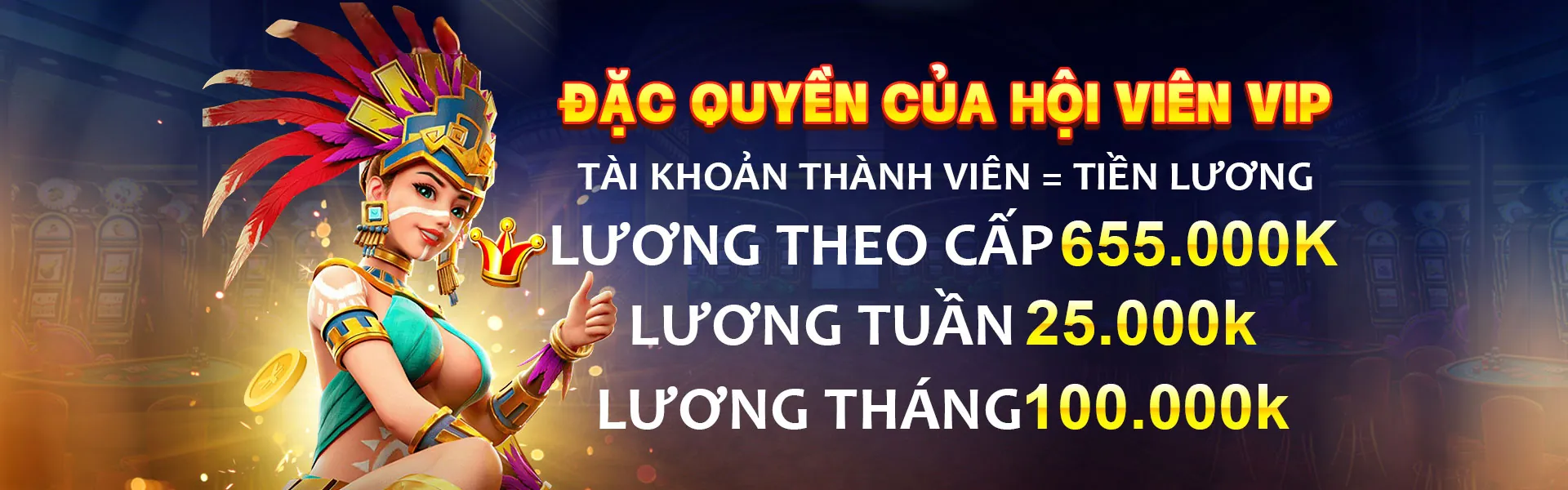 Hình ảnh giới thiệu Chương trình VIP 1xBet với các phần thưởng độc quyền